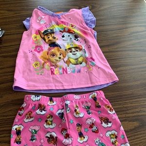4t paw patrol pajamas
